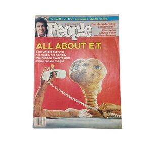 People Weekly Magazine August 23, 1982 E.T. The Extraterrestrial, John Travolta
